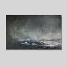 Last inn bildet i Galleri-visningsprogrammet, Maleri Horizon I på vegg av Cecilie Rubach