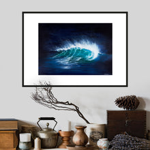 Last inn bildet i Galleri-visningsprogrammet, Kunstplakat Nightwave av Cecilie Rubach