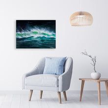 Last inn bildet i Galleri-visningsprogrammet, Maleri Raging Sea