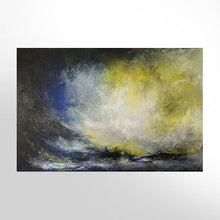 Last inn bildet i Galleri-visningsprogrammet, Maleri 80 x 60 cm Storm and Sun av Cecilie Rubach
